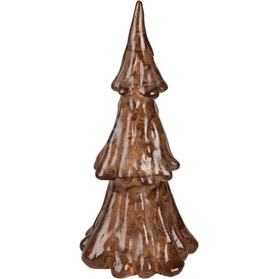 Bronzový svítící vánoční stromek Led Tree M - Ø 12*24 cm - Clayre & Eef