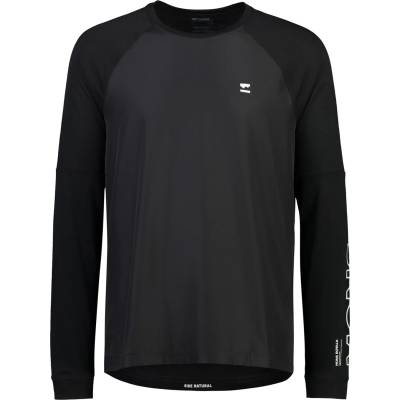 Mons Royale Мъжка фланелка с дълъг ръкав за колоездене Mons Royale Tarn Merino Bike Wind Jersey Cycling jersey - Black - размер XXL (056-3549-0115)