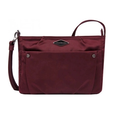 Travelon taška cez rameno proti krádeži crossbody Parkview Small hnedá