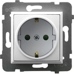 OSPEL - Домашна розетка без рамка SHUKO 230V ARIA бяла (OE0031)