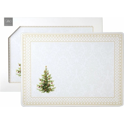 IHR Korkové prostírání Vánoční strom 40x29 cm 2 zlatá