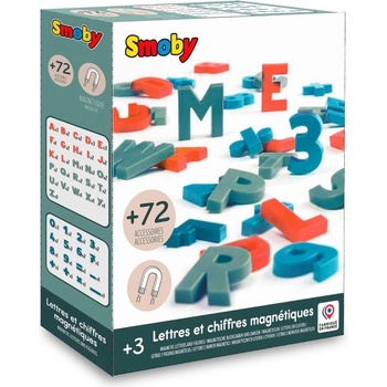 Smoby Magnetická písmena a čísla 72 ks