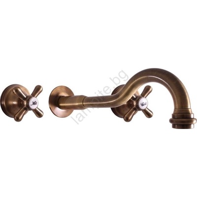 RAV SLEZÁK MK131SM - Смесител за умивалник за вграден монтаж MORAVA RETRO, месинг (RV0087)