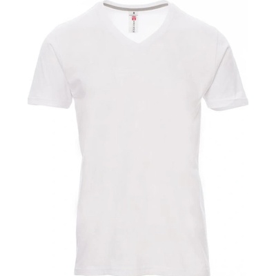 Payper V-Neck 000103-0026 pánske tričko s krátkym rukávom a výstrihom do V biela