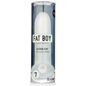 Perfect Fit Brand - Fat Boy Original Ultra Fat - пенис ръкав (19 см, бял)
