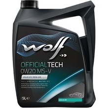 WOLF OFFICIALTECH 0W-20 MS-V 5 l