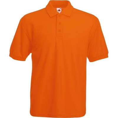 Fruit of the Loom 65/35 PIQUE POLO Pánská polokošile s krátkým rukávem oranžová