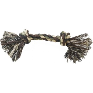 Ferplast Dog toy - Кучешка играчка за дъвчене и дърпане от памук - въже с два възела, 30 см
