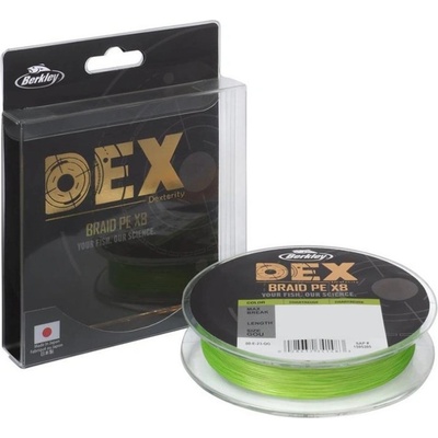 Berkley Šnúra DEX x8 Chartreuse 150m 0,04mm 4,1kg