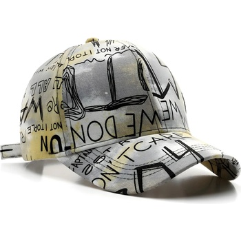 HARAHU Шапка с козирка Graffiti - Жълта KP30319 (30319)