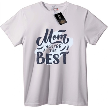 NOONEBRAND Тениска Мамо, ти си най-добрата - M, White