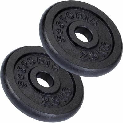 ScSPORTS Liatinové závažie 5 kg 2 x 2,5 kg 30/31 mm