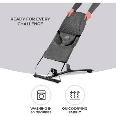 KinderKraft MIMI шезлонг GREY (KBMIMI00GRY0000)