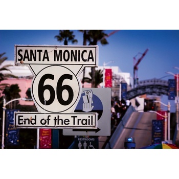 DIMEX ART s. r. o Флизелинов фототапет край на route 66 375 x 250 см