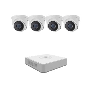 HIKVISION Комплект 4 бр. 2Mpx IP камери и NVR (12096)