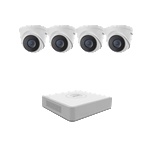 HIKVISION Комплект 4 бр. 2Mpx IP камери и NVR