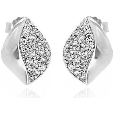 Zlatnictví U Kostela náušnice zirkonové lístečky AE7227