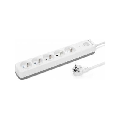Montis Power Strip Surge Protector White-Gray 5-Outlet 5m MT187-WG-5