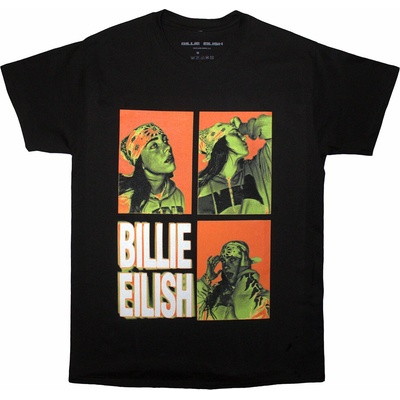 Billie Eilish tričko 3 Photo Logo čierna