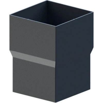 Satjam Kwadra Spojka žľabu hranatá 0,6 mm RAL 7016 antracit