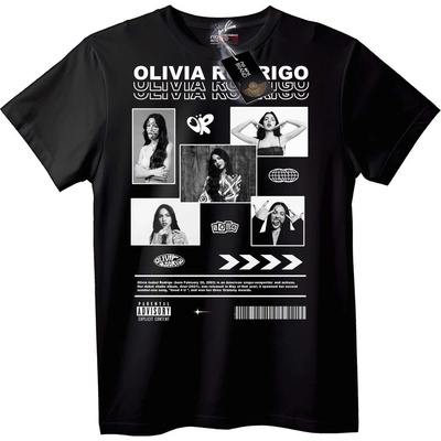 NOONEBRAND Тениска Olivia Rodrigo "Музика" - 2XL, White