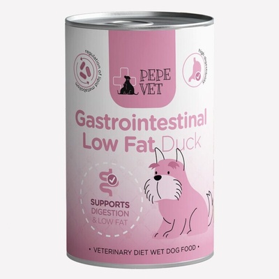 Pepe Vet Gastrointestinal Low Fat Duck 400 g