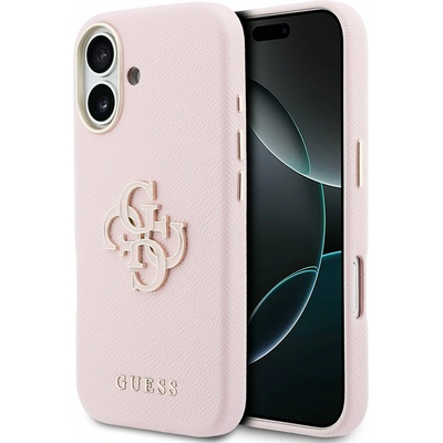 GUESS PU Resin Logo Задний Чехол для iPhone 17 Pink Guess | Rozov | ЖЕНИ | UNI