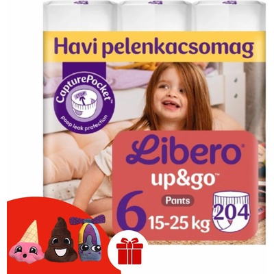 Libero Up&amp;Go Pants 15-25kg Junior 6 204ks