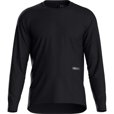 Ortovox Мъжка фланелка с дълъг ръкав за колоездене Ortovox Sequence Trail Jersey L/S Cycling jersey - Black Raven - размер M (056-4088-0112)