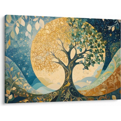 Obraz - Strom života v měsíci, jednodílný 100x70 cm