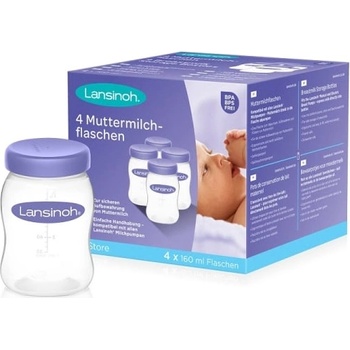 Image 1 of Lansinoh Шишета за съхранение на кърма Lansinoh - 4 броя (L-1012)