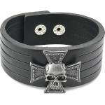 Leather & steel fashion гривна black kiss - lsf1 131