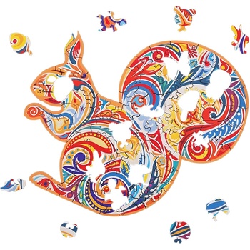 HARAHU Дървено пъзел - Squirrel / M KP21898 (21898)