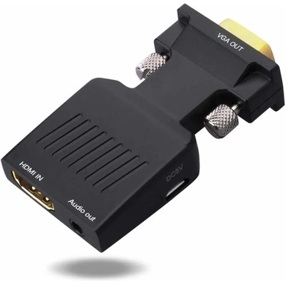 PremiumCord Převodník VGA na HDMI s audio vstupem a audio kabelem – Zboží Živě