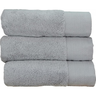A&R Osuška Deluxe z turecké bavlny 70 x 140 cm 700 g/m šedá světlá