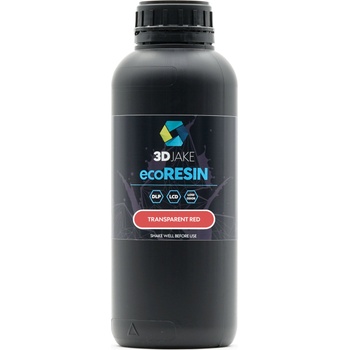3DJAKE ecoResin Transparent Red - 1.000 g (RES-ECO-TRD-1000)