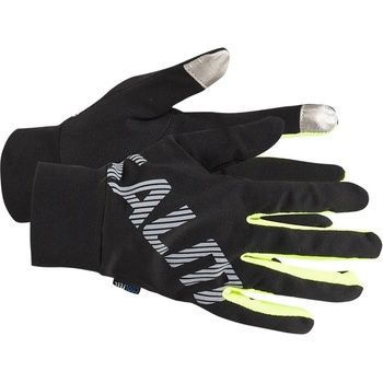 Salming Running gloves black yellow