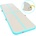 vidaXL Надуваем дюшек за гимнастика с помпа, 600x100x10 см, PVC, зелен (91923)