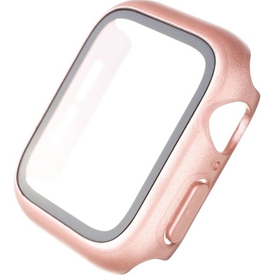 FIXED Ochranné pouzdro Pure+ s temperovaným sklem pro Apple Watch 41mm růžové FIXPUW+-817-PI