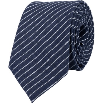 Bubibubi kravata s prúžkami tmavomodrá