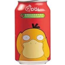 QDol Pokémon Psyduck sycený nápoj s příchutí jahody 330 ml