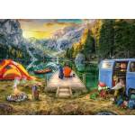 Ravensburger - Puzzle Calm Camp - 1 000 piese