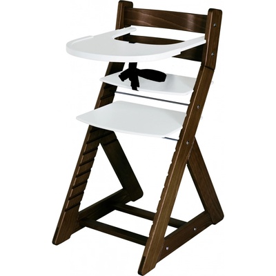 Hajdalánek Rostoucí židle Ela velký pultík wenge / bílá