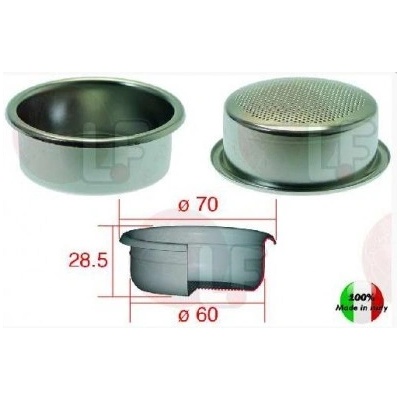 Miska 58mm precizní, dvouporcová 18g originál Ascaso – Hledejceny.cz