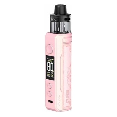 VooPoo Drag X2 Mod Pod 80 W Full 0 mAh Glow Pink 1 ks