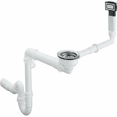 Hansgrohe Odtokové súpravy - Odtoková a prepadová súprava ku granitovému jednodrezu, chróm 43927000