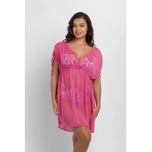 Dorina lehký kaftan růžový