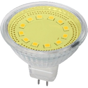 ELMARK Led20 mr16-ЖЪЛТО, 1.5w, 12v (99led224)