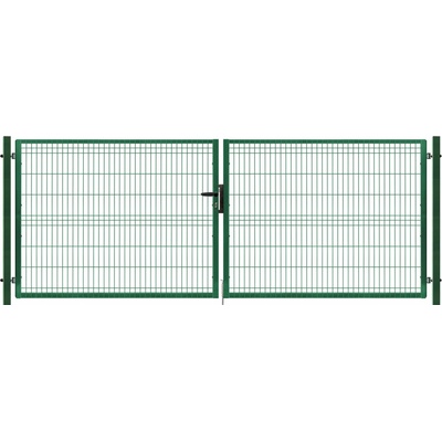 Brána výplň svařovaný panel 3D, výška 125x400 cm FAB zelená