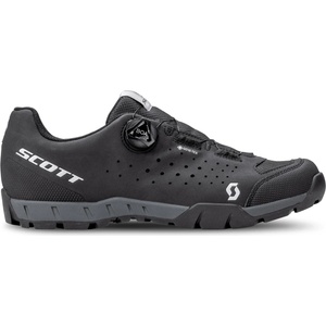 SCOTT Мъжки обувки за планинско колоездене Scott Sport Trail Evo GORE-TEX Cycling shoes - Black / Silver - размер 47 (EU) (036-0787-0218)